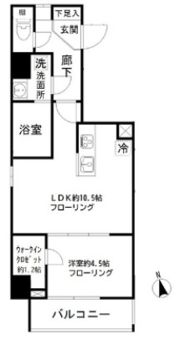 モンレーヴ御徒町の間取り画像