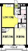 行徳クレードルハイツの間取り画像