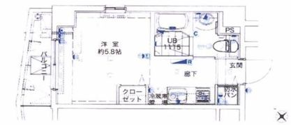 プレステージ東長崎の間取り画像