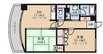 ライオンズマンションマキシム平尾の間取り画像