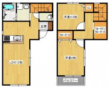 リヴェール本町 Dの間取り画像