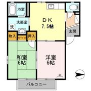 ヒルバレー Bの間取り画像