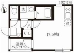 ハーモニーテラス大久手町の間取り画像