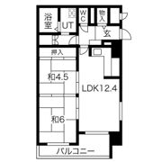 ファミールハイツ北大阪1号棟の間取り画像