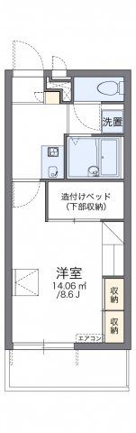 レオパレスGreenHillsの間取り画像