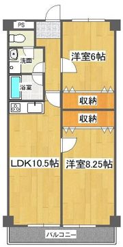 第19柴田マンションの間取り画像