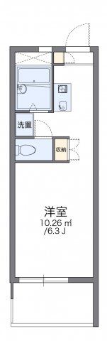 レオパレス東住吉の間取り画像