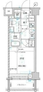 レアライズ立川の間取り画像