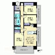 ガーデンテラス丸亀町参番街ウエストレジデンスの間取り画像