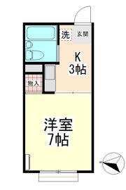 キャッスルハイツの間取り画像