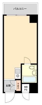 ライオンズマンション伊勢佐木町通りの間取り画像