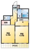 クローネ川口の間取り画像