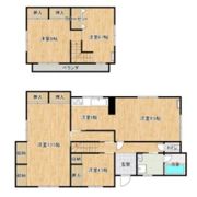 新居町戸建の間取り画像