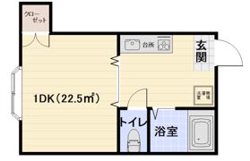 ヴィラージュ天神の間取り画像