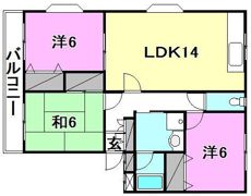 スプリエ道後の間取り画像