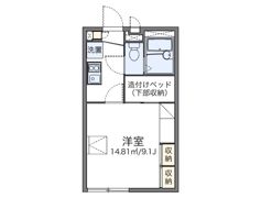 レオパレスプリマヴェーラの間取り画像