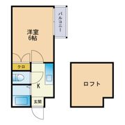 ビートルズハイツ薬院の間取り画像