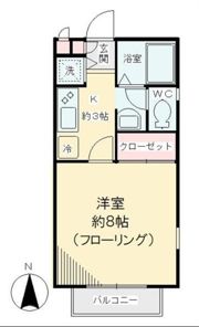 アルブル府中の間取り画像