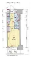 プレサンス大国町ラヴェニールの間取り画像