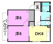 シャーメゾン堀江A棟の間取り画像
