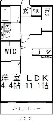 マストゥーラ妹尾の間取り画像