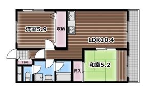 メゾンドール藤の間取り画像