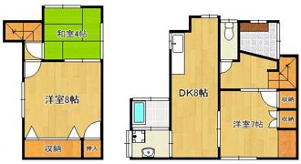 楠橋上方2丁目戸建(16-9)の間取り画像