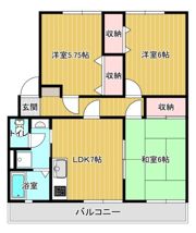 パーシモンの間取り画像
