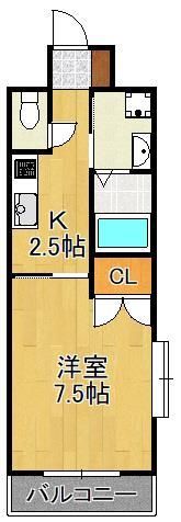 リファレンス小倉駅前の間取り画像