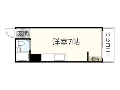 岡本ビル（舟入川口町）の間取り画像