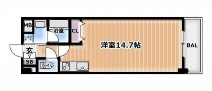 エスポワール（香里園）の間取り画像