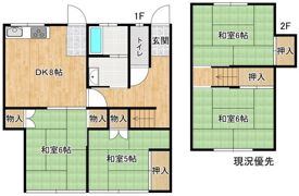 東津田町F貸家の間取り画像