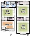 御幸東テラスハウスの間取り画像