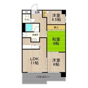 テン・フォーティの間取り画像