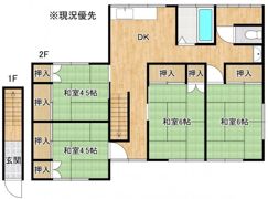 上乃木7丁目S貸家の間取り画像
