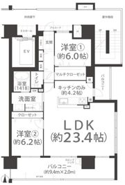 アルファステイツ奉還町の間取り画像