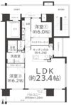 アルファステイツ奉還町の間取り画像