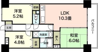 アコルト井口鈴が台の間取り画像