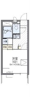 レオパレス小池の間取り画像