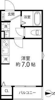 T’s Cuore六町Ⅰの間取り画像
