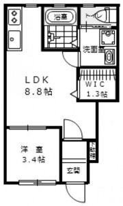 リエッタ西条岡町の間取り画像