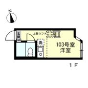 ユナイト和田町スワロフスキーの間取り画像