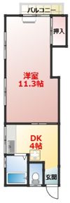 エクセレント鴨宮の間取り画像