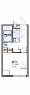 レオパレス赤田Ⅱの間取り画像