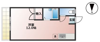 平成コーポの間取り画像