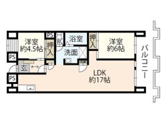 ビレッジハウス光南タワー1号棟の間取り画像