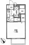 パナハイツ東林間の間取り画像