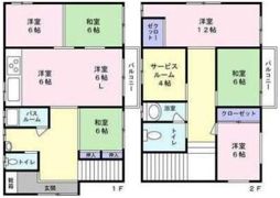 不入斗町3丁目戸建の間取り画像