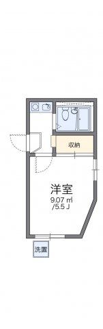 レオパレスTOSAの間取り画像
