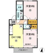 ビーンズヒル D棟の間取り画像